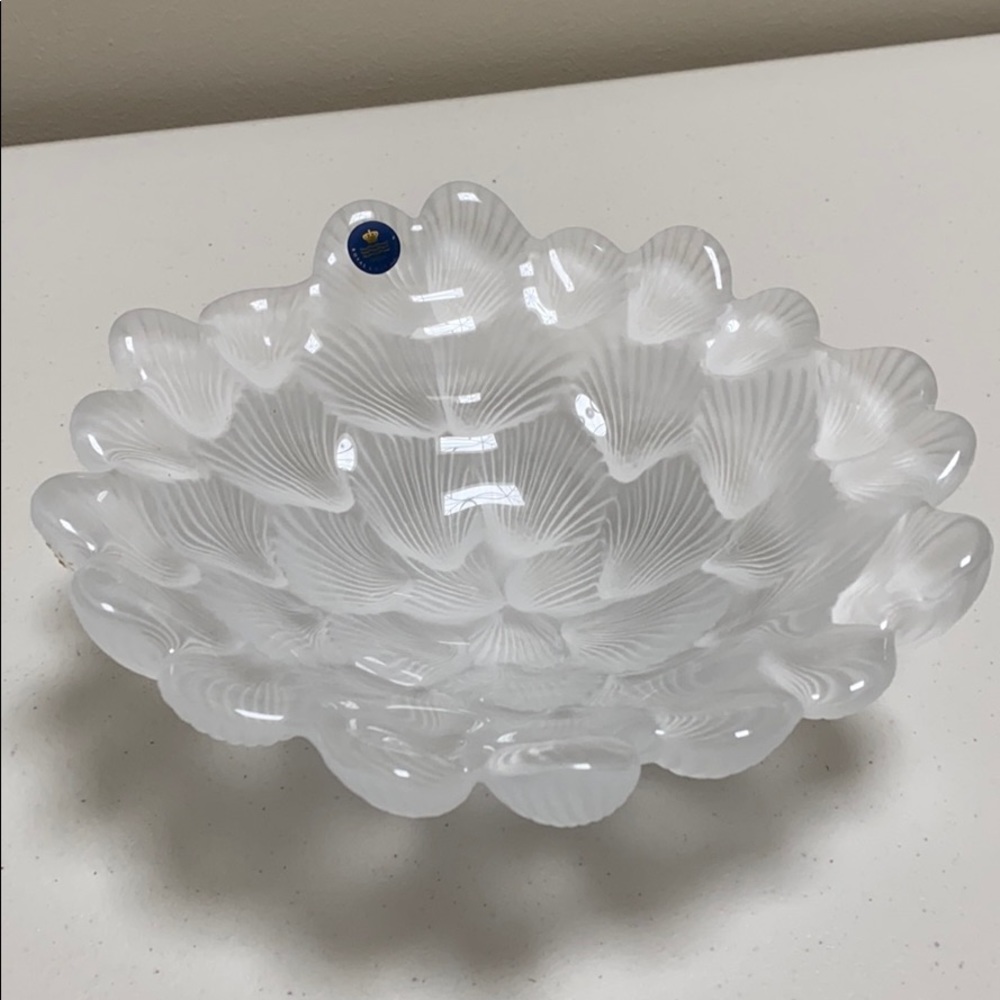 Unused Royal Copenhagen crystal dish. - Picture 5 of 5